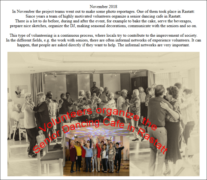 Screenshot der o.g. Volunteers4Europe-Website